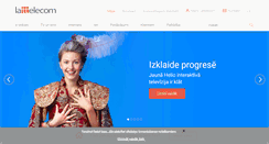 Desktop Screenshot of lattelecom.lv
